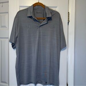 Under Armour Gray dry fit Auburn University (AU) Polo Shirt